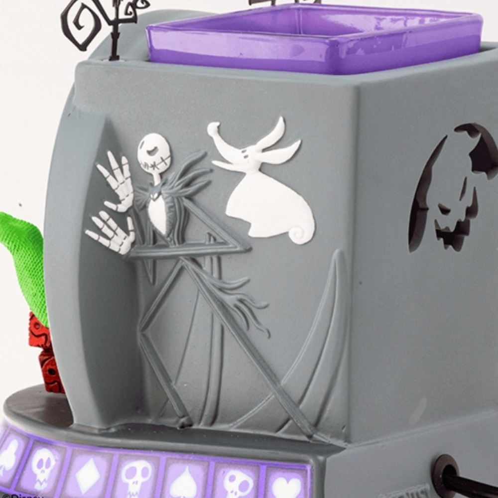 Scentsy The Nightmare Before Christmas Oogie Boogie's Casino Wax Warmer - Picture 3 of 15